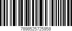 Código de barras (EAN, GTIN, SKU, ISBN): '7898525725958'