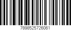 Código de barras (EAN, GTIN, SKU, ISBN): '7898525726061'
