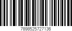Código de barras (EAN, GTIN, SKU, ISBN): '7898525727136'