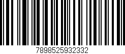 Código de barras (EAN, GTIN, SKU, ISBN): '7898525932332'