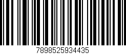 Código de barras (EAN, GTIN, SKU, ISBN): '7898525934435'