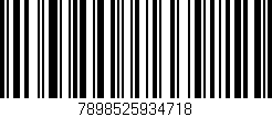 Código de barras (EAN, GTIN, SKU, ISBN): '7898525934718'