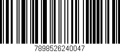 Código de barras (EAN, GTIN, SKU, ISBN): '7898526240047'