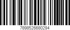 Código de barras (EAN, GTIN, SKU, ISBN): '7898526680294'