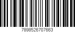 Código de barras (EAN, GTIN, SKU, ISBN): '7898526707663'