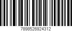 Código de barras (EAN, GTIN, SKU, ISBN): '7898526924312'