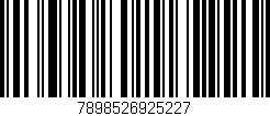 Código de barras (EAN, GTIN, SKU, ISBN): '7898526925227'