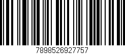 Código de barras (EAN, GTIN, SKU, ISBN): '7898526927757'