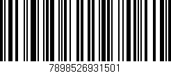 Código de barras (EAN, GTIN, SKU, ISBN): '7898526931501'
