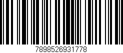 Código de barras (EAN, GTIN, SKU, ISBN): '7898526931778'