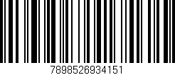 Código de barras (EAN, GTIN, SKU, ISBN): '7898526934151'