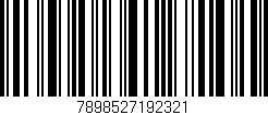 Código de barras (EAN, GTIN, SKU, ISBN): '7898527192321'