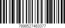 Código de barras (EAN, GTIN, SKU, ISBN): '7898527463377'