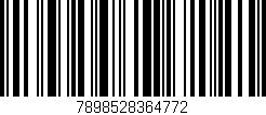 Código de barras (EAN, GTIN, SKU, ISBN): '7898528364772'