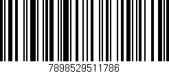 Código de barras (EAN, GTIN, SKU, ISBN): '7898529511786'