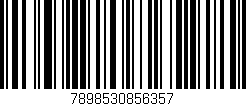 Código de barras (EAN, GTIN, SKU, ISBN): '7898530856357'