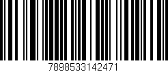 Código de barras (EAN, GTIN, SKU, ISBN): '7898533142471'