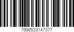 Código de barras (EAN, GTIN, SKU, ISBN): '7898533147377'