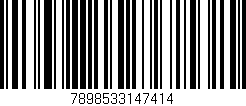 Código de barras (EAN, GTIN, SKU, ISBN): '7898533147414'