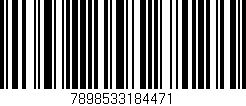Código de barras (EAN, GTIN, SKU, ISBN): '7898533184471'