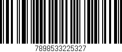 Código de barras (EAN, GTIN, SKU, ISBN): '7898533225327'