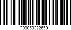 Código de barras (EAN, GTIN, SKU, ISBN): '7898533226591'