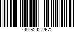 Código de barras (EAN, GTIN, SKU, ISBN): '7898533227673'