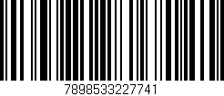 Código de barras (EAN, GTIN, SKU, ISBN): '7898533227741'