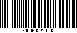 Código de barras (EAN, GTIN, SKU, ISBN): '7898533228793'
