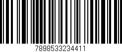 Código de barras (EAN, GTIN, SKU, ISBN): '7898533234411'