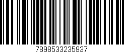Código de barras (EAN, GTIN, SKU, ISBN): '7898533235937'