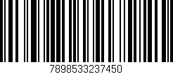 Código de barras (EAN, GTIN, SKU, ISBN): '7898533237450'