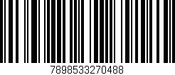 Código de barras (EAN, GTIN, SKU, ISBN): '7898533270488'
