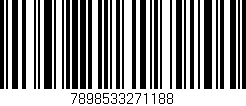 Código de barras (EAN, GTIN, SKU, ISBN): '7898533271188'