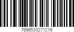 Código de barras (EAN, GTIN, SKU, ISBN): '7898533271218'
