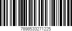 Código de barras (EAN, GTIN, SKU, ISBN): '7898533271225'