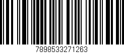 Código de barras (EAN, GTIN, SKU, ISBN): '7898533271263'