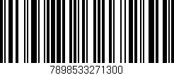 Código de barras (EAN, GTIN, SKU, ISBN): '7898533271300'