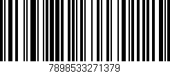 Código de barras (EAN, GTIN, SKU, ISBN): '7898533271379'
