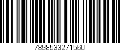 Código de barras (EAN, GTIN, SKU, ISBN): '7898533271560'