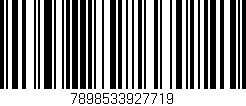 Código de barras (EAN, GTIN, SKU, ISBN): '7898533927719'
