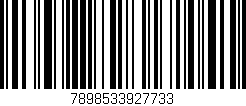 Código de barras (EAN, GTIN, SKU, ISBN): '7898533927733'
