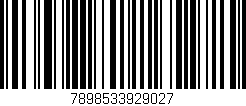 Código de barras (EAN, GTIN, SKU, ISBN): '7898533929027'