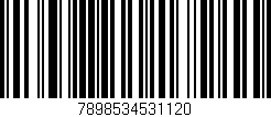 Código de barras (EAN, GTIN, SKU, ISBN): '7898534531120'
