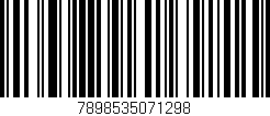 Código de barras (EAN, GTIN, SKU, ISBN): '7898535071298'