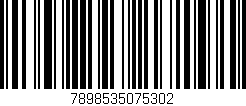 Código de barras (EAN, GTIN, SKU, ISBN): '7898535075302'