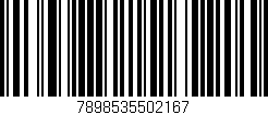 Código de barras (EAN, GTIN, SKU, ISBN): '7898535502167'