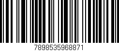 Código de barras (EAN, GTIN, SKU, ISBN): '7898535968871'