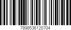 Código de barras (EAN, GTIN, SKU, ISBN): '7898536120704'