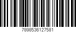 Código de barras (EAN, GTIN, SKU, ISBN): '7898536127581'